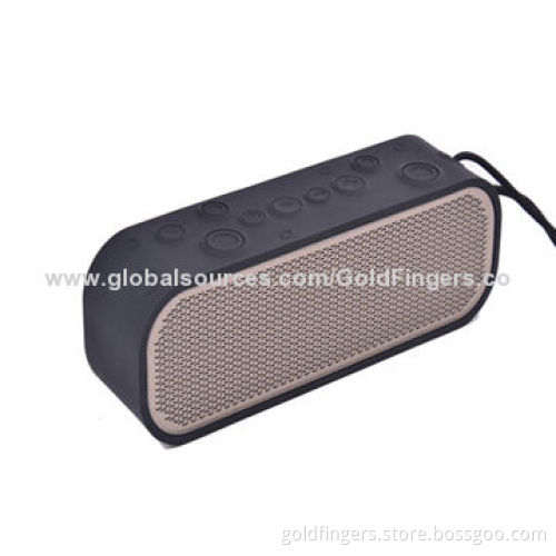 Stereo 6W water-resistant Bluetooth wireless speaker, shockproof and with NFC and handsfreeNew